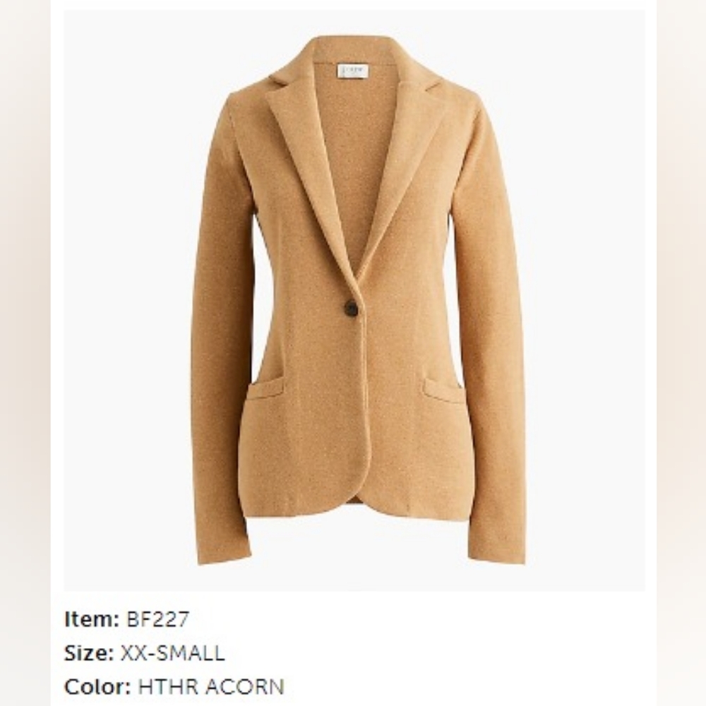 J Crew schoolboy sweater-blazer